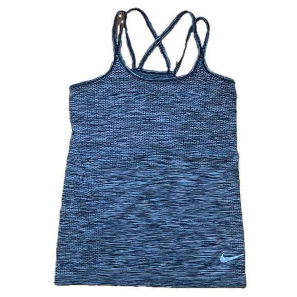 Nike Dri-Fit Racerback Athletic Tank Top Gray Size XS - Picture 1 of 7